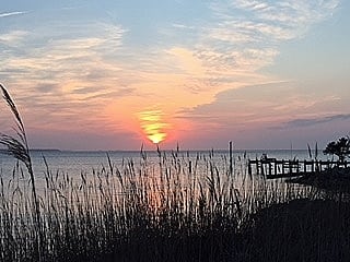 Outer Banks Where is the best place to see a sunset? We asked our host of the AirBnB we stayed at. The answer: •Enjoy a beautiful sunset overlooking the Sound.